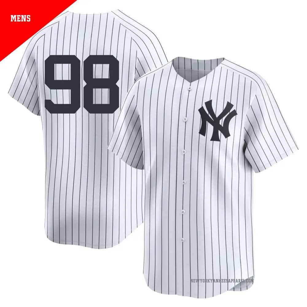 Men's #98 Will Warren New York Yankees White Limited Yankee